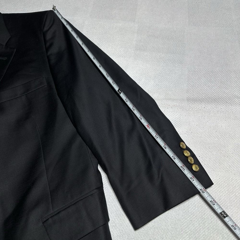 Jos A Bank Blazer Mens 44S Gold Button Wool Signature Collection‎ Coat Jacket - Picture 15 of 16